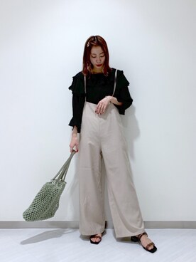 さとめぐさん（レディース・159cm）の春コーディネート