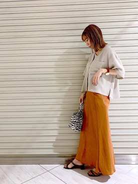 さとめぐさん（レディース・159cm）の夏コーディネート