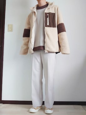 「ASTRONOMY（アストロノミー）のアイテム（ブルゾン）」を使った、ひろきさん（メンズ・168cm）の冬コーディネート