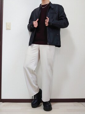 「RAG MACHINE（ラグマシーン）のアイテム（ジャケット/アウター）」を使った、ひろきさん（メンズ・168cm）の冬コーディネート