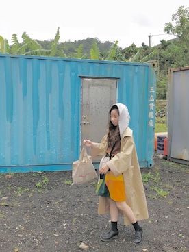 「skirt」｜「アイテム（トレンチコート）」を使った、Peipeiさん（レディース・151cm）の春コーディネート