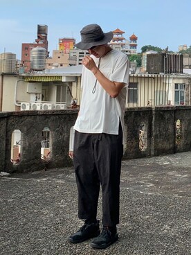 「Keelung」｜ヤンさん（メンズ・178cm）の夏コーディネート