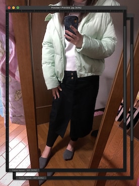 「noannu（ノアンヌ）のアイテム」を使った、にんじんさん（レディース・164cm）の冬コーディネート