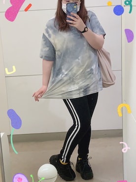 「Re-J&SUPURE（リジェイアンドスプル）のアイテム（アンサンブル）」を使った、にんじんさん（レディース・164cm）の春コーディネート
