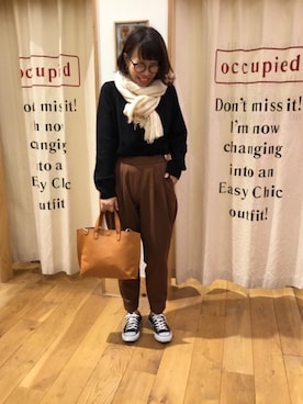 みかさん（レディース・160cm）の秋コーディネート