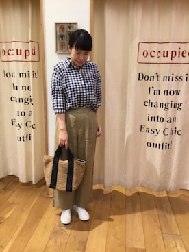 「ペーパートート」｜みかさん（レディース・160cm）の春コーディネート