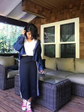 Juju Hanaharaさん(レディース・160cm)の秋コーディネート