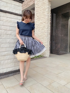 knmnyanさん（レディース・152cm）の夏コーディネート