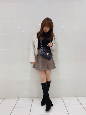 「tocco closet（トッコ　クローゼット）のアイテム（マウンテンパーカー）」を使った、knmnyanさん（レディース・152cm）の秋コーディネート