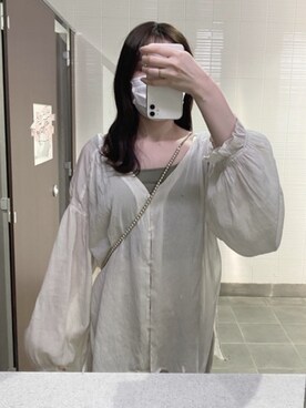 「Omekashi（オメカシ）のアイテム（PC・スマホグッズ/家電）」を使った、ㅤㅤㅤㅤㅤㅤㅤㅤㅤㅤㅤㅤㅤㅤㅤㅤㅤㅤ☺︎さん（レディース・163cm）の夏コーディネート