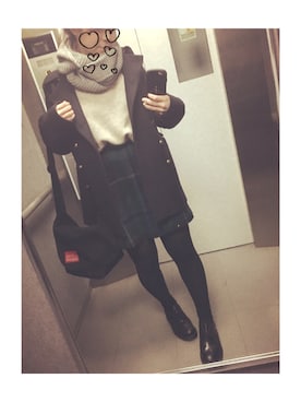 manjuさん（レディース・156cm）の冬コーディネート