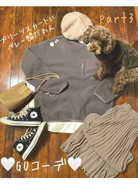 「URBAN RESEARCH（アーバンリサーチ）のアイテム（ハンチング/ベレー帽）」を使った、nagiさん（レディース・154cm）の秋コーディネート