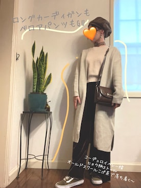 「URBAN RESEARCH（アーバンリサーチ）のアイテム（ハンチング/ベレー帽）」を使った、nagiさん（レディース・154cm）の秋コーディネート
