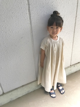 「こどもの日」｜「アイテム（ワンピース/ドレス）」を使った、izuさん（キッズ・100cm）の春コーディネート