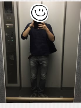 「DOLCE&GABBANA（ドルチェアンドガッバーナ）のアイテム（スニーカー）」を使った、RY=H=さん（メンズ・177cm）の秋コーディネート