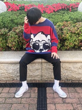 「JOYRICH」｜りょーたさん（メンズ・177cm）の冬コーディネート