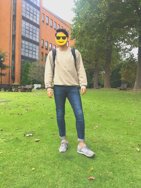 「SEVENDAYS=SUNDAY（セブンデイズサンデイ）のアイテム（スウェット）」を使った、koutaさん（メンズ・178cm）の秋コーディネート
