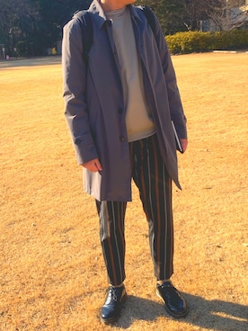 「SEVENDAYS=SUNDAY（セブンデイズサンデイ）のアイテム（スウェット）」を使った、koutaさん（メンズ・178cm）の冬コーディネート