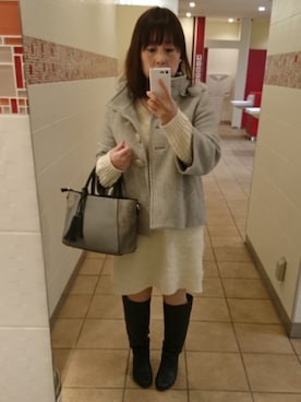 「PRIME PATTERN（プライムパターン）のアイテム」を使った、nikoさん（レディース・155cm）の冬コーディネート