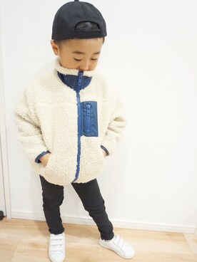 「pairpair」｜「アイテム（その他アウター）」を使った、eito0320さん（キッズ・110cm）の秋コーディネート