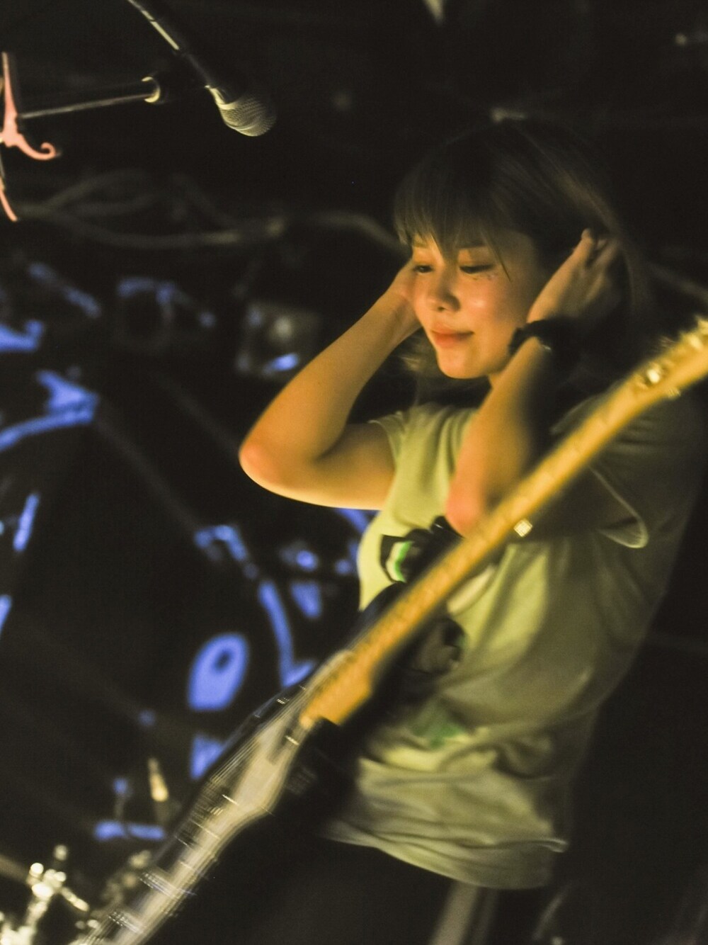 「ギター、ライブ、衣装、パジャマ、ライブ装備、ゆる装備、dialuck」｜「BABY-GのBaby-G　ベビージー　CASIO　カシオ（アナログ腕時計、ブラック系）」を使った、HARU / DIALUCKさん（レディース・152cm）の秋コーディネートの1枚目の写真
