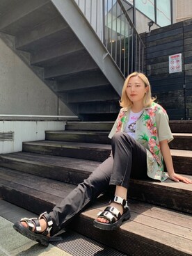 瀧澤優花さん（レディース・158cm）の夏コーディネート