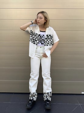 瀧澤優花さん（レディース・158cm）の夏コーディネート