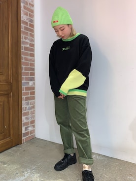 瀧澤優花さん（レディース・159cm）の秋コーディネート