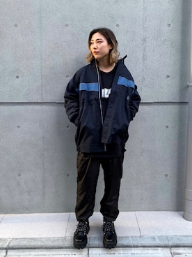 瀧澤優花さん(レディース・159cm)の冬コーディネート
