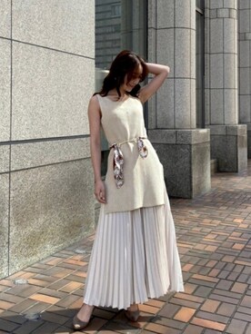 riendaofficialさん（レディース・156cm）の春コーディネート