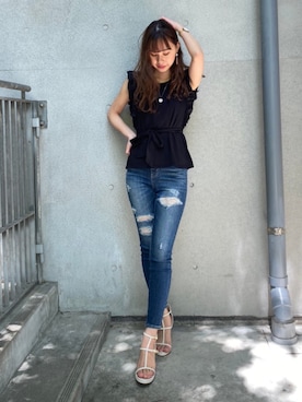 riendaofficialさん（レディース）の春コーディネート