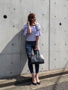 riendaofficialさん（レディース）の春コーディネート