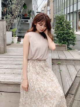 riendaofficialさん（レディース）の夏コーディネート
