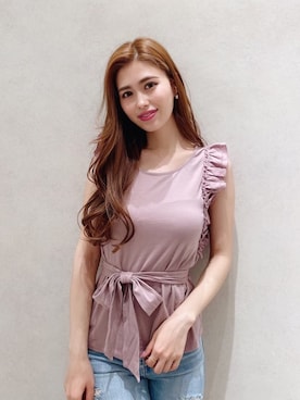 riendaofficialさん（レディース）の夏コーディネート