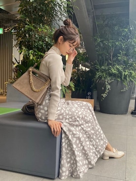 riendaofficialさん（レディース）の冬コーディネート