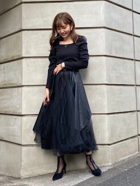 riendaofficialさん(レディース)の春コーディネート