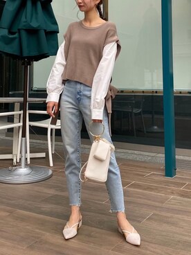 riendaofficialさん（レディース）の春コーディネート