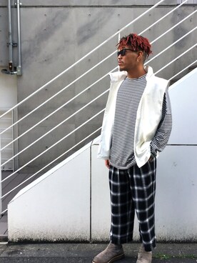 「johnsbyjohnny」｜H>FRACTALさん（メンズ・175cm）の春コーディネート