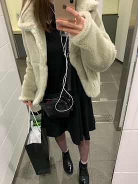 「MACPHEE（マカフィー）のアイテム（その他アウター）」を使った、gagaさん（レディース・152cm）の冬コーディネート