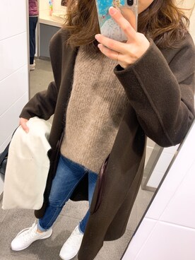 「BALLSEY（ボールジィ）のアイテム（その他アウター）」を使った、gagaさん（レディース・152cm）の冬コーディネート
