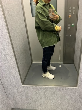 「ヤヌーク」｜「アイテム（ジャケット/アウター）」を使った、gagaさん（レディース・152cm）の秋コーディネート