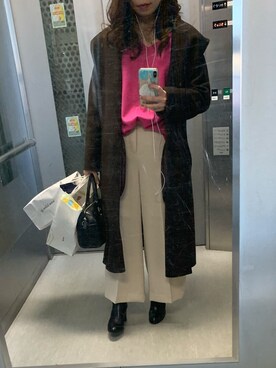 「BALLSEY（ボールジィ）のアイテム（その他アウター）」を使った、gagaさん（レディース・152cm）の冬コーディネート