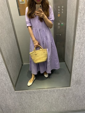 「DRWCYS（ドロシーズ）のアイテム（ワンピース/ドレス）」を使った、gagaさん（レディース・152cm）の夏コーディネート