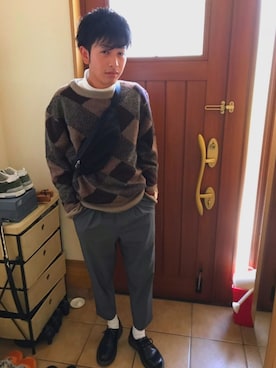 kanさん（メンズ・168cm）の冬コーディネート