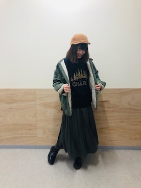 あらいみきさん（レディース・158cm）の秋コーディネート