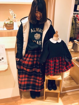 あらいみきさん（レディース・158cm）の秋コーディネート