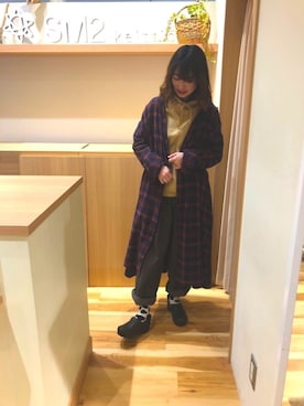 「着まわしコーデ」｜「アイテム（ワンピース/ドレス）」を使った、あらいみきさん（レディース・158cm）の冬コーディネート
