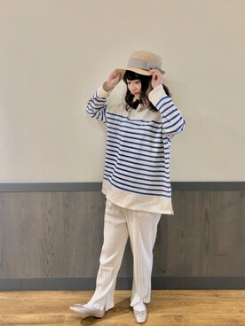 「ボーター」｜あらいみきさん（レディース・158cm）の冬コーディネート