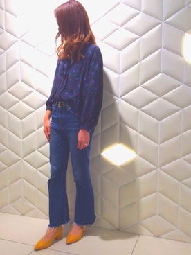「ポインテッドトゥパンプス」｜ORientalTRaffic 京都CUBE店さん（レディース・156cm）の冬コーディネート