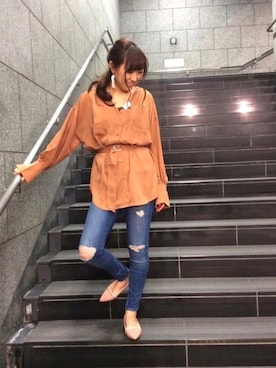 ORientalTRaffic 京都CUBE店さん(レディース・162cm)の春コーディネート